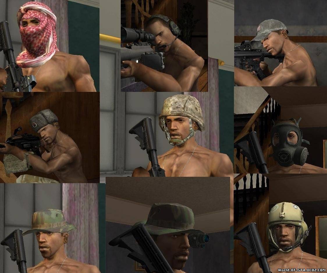 Пак головных уборов из Call of Duty 4 - Modern Warfare