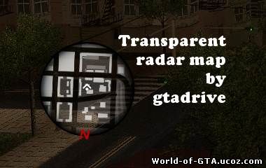 Transparent radar map