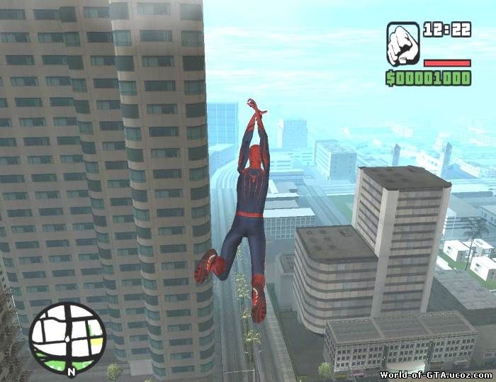 Amazing spider man fly mod
