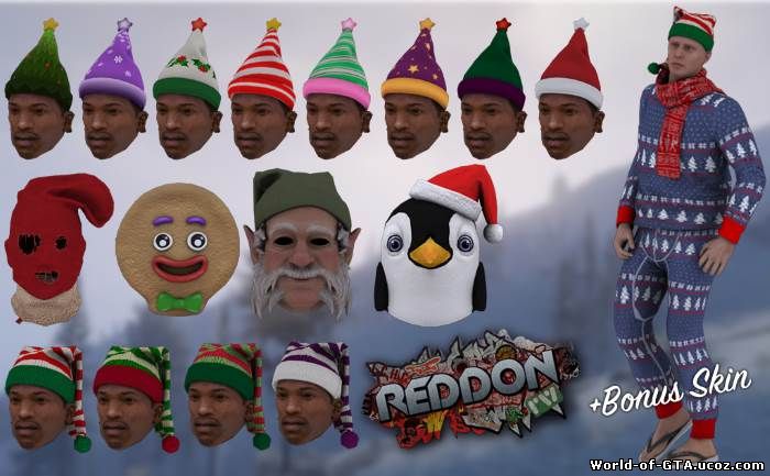 Christmas Props for CJ +Bonus Skin | by Reddon