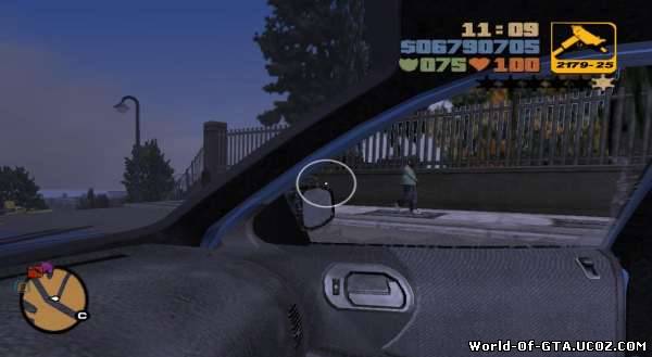 Вид от первого лица для GTA 3
