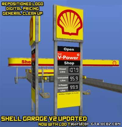 Shell Petrol Station V2 Updated
