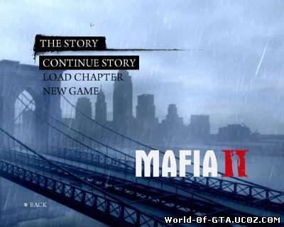 Новое меню Mafia 2