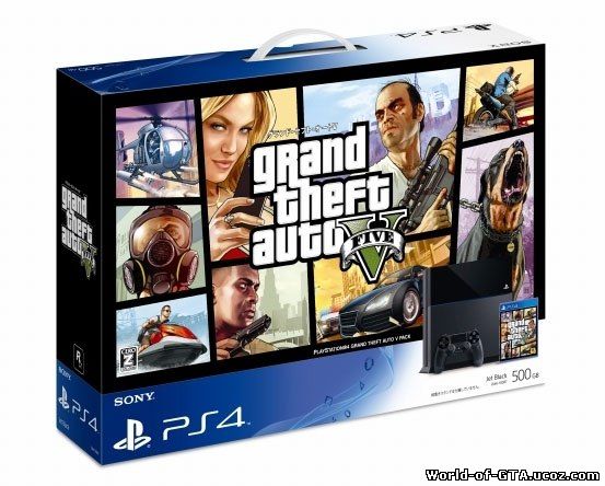 Sony официально анонсировала японский комплект PlayStation 4 и Grand Theft Auto V!