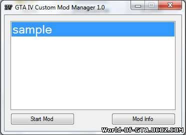 Custom Mod Manager (IV)