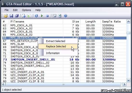 GTA-IV Audio Editor v1.1.5