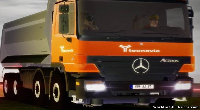 8x4 Mercedes Benz Actros Dumper Truck