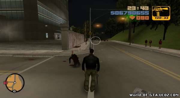 Перезарядка оружия для GTA 3