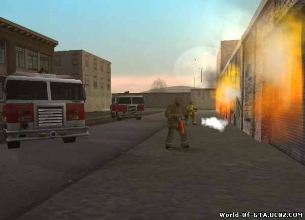 Пожар в Сан Фиерро [fire in San Fierro]